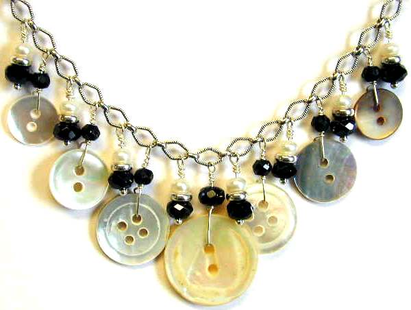 Button necklaces sales for sale